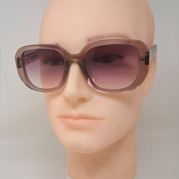 Gucci Sunglasses Oversized Square Beige Violet Glitter GG1557SK 006 54-20-145 main image 13